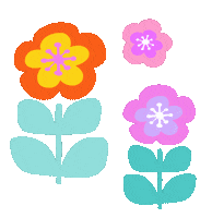 Happy Flower Sticker
