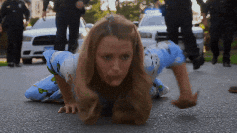 Run Away Get Me Out GIF by Blake Lively Fan