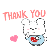 loitolowhate rainbow thanks bear thankyou Sticker