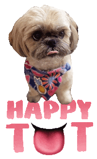 Happy Dog Sticker