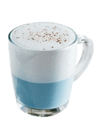 Blue Latte Sticker by Namsaa