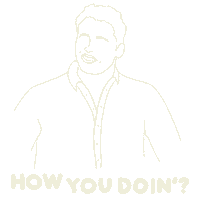 Chandler Bing Friends Sticker