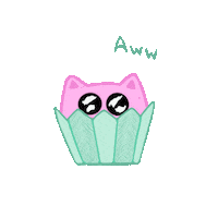 _lcleml_ cat aww clementine clem Sticker