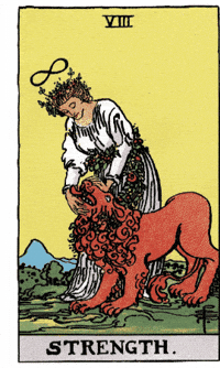 Strength Major Arcana GIF by Luna y el Tarot