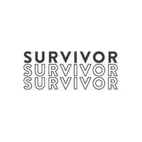 Survivor Sticker by Kidney Cancer Association