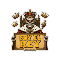 Skull Corona Sticker