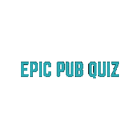 EpicPubQuiz trivia anaheim pub quiz trivia night Sticker