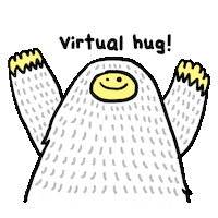 Hugs Sticker by Himalaya Vajomba