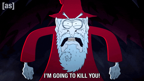 Kill You Magic GIF by Adult Swim