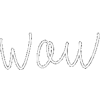 Text Wow Sticker