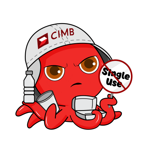 Sustainability Recycle Sticker by CIMB Bank