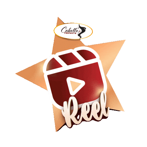 Reel Sticker by Cabello Perfecto