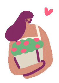 Girl Water Sticker by Sara Maese