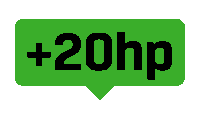 Optituning hp motor tuning chiptuning Sticker
