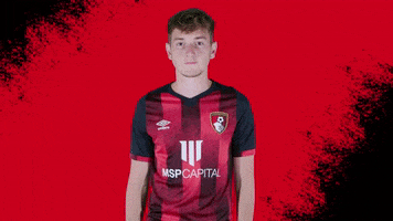 Attitude Shrug GIF by AFC Bournemouth