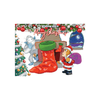Merry Christmas Sticker by Hamilton House Publishers