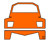 Volkswagen Beetle Wink Sticker