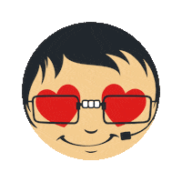 HostDime heart eyes hostdime hostdime alex hd alex Sticker