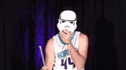 frank kaminsky wink GIF by Charlotte Hornets