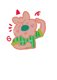 papermelon bear thinking smart gif artist Sticker