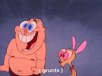 nicksplat ren and timpy GIF