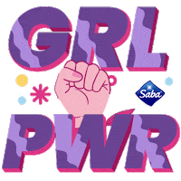 Girl Power Sticker by Saba Centroamerica