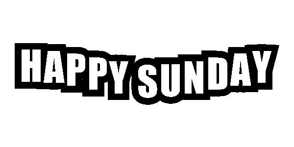 Happy Sunday Sticker by Vinnie Camilleri