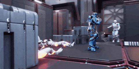 Red Vs Blue Fighting GIF by Rooster Teeth
