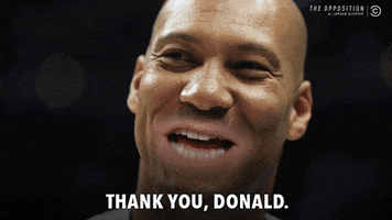 thank you donald GIF by The Opposition w/ Jordan Klepper
