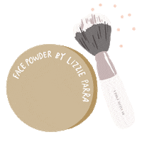 makeup powder Sticker by By Lizzie Parra