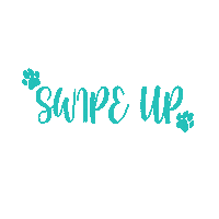 Paw Print Swipe Up Sticker by Indie Boho Pets