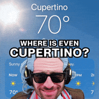 Perfect Weather Cupertino GIF