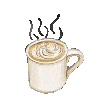 Pumpkin Spice Latte Coffee Sticker