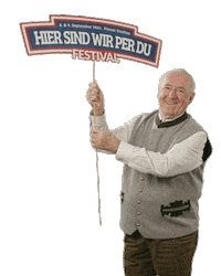 perdufestival party festival schild blasmusik Sticker