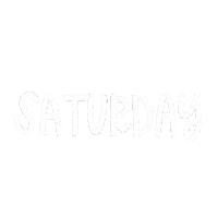 Days Of The Week Saturday Sticker