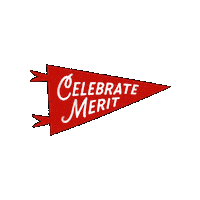 Pennant Merit Sticker by ProperMountainWomanClub