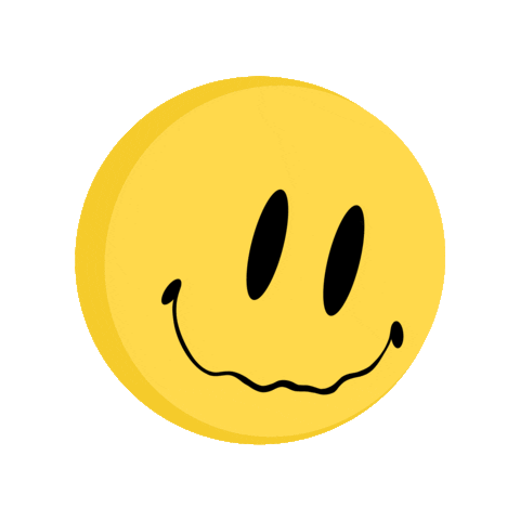 Smiley Face Spinning Sticker