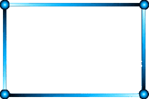 Flashing Light Blue Sticker