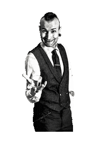 my way bartender Sticker by Dennis Zoppi