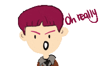 Syapirahh really oh really nflying serius Sticker