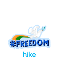 Jai Hind Freedom Sticker by Hike Sticker Chat
