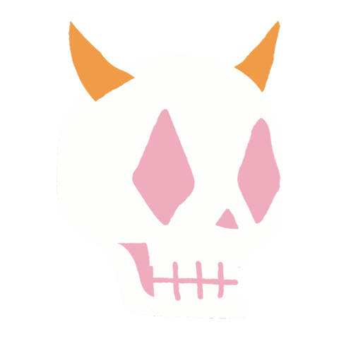 Death Skeleton Sticker