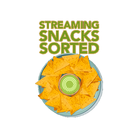 Streaming Chips And Dip Sticker by Original Theatre