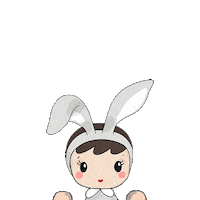 Bunny Love Sticker by PASSIAMAN