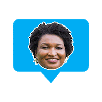stacey abrams win Sticker by Democratic Party of Georgia
