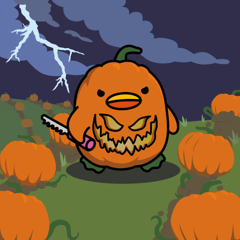 digitalducks stabby quacks cartoon duck digital ducks GIF