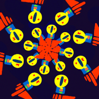 happy animation GIF