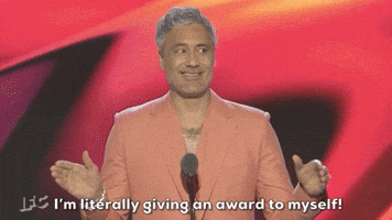 I'm Giving An Award To Myself
