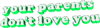 neon mean Sticker by AnimatedText