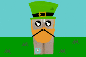 St Patricks Day Rainbow GIF by DropFriends